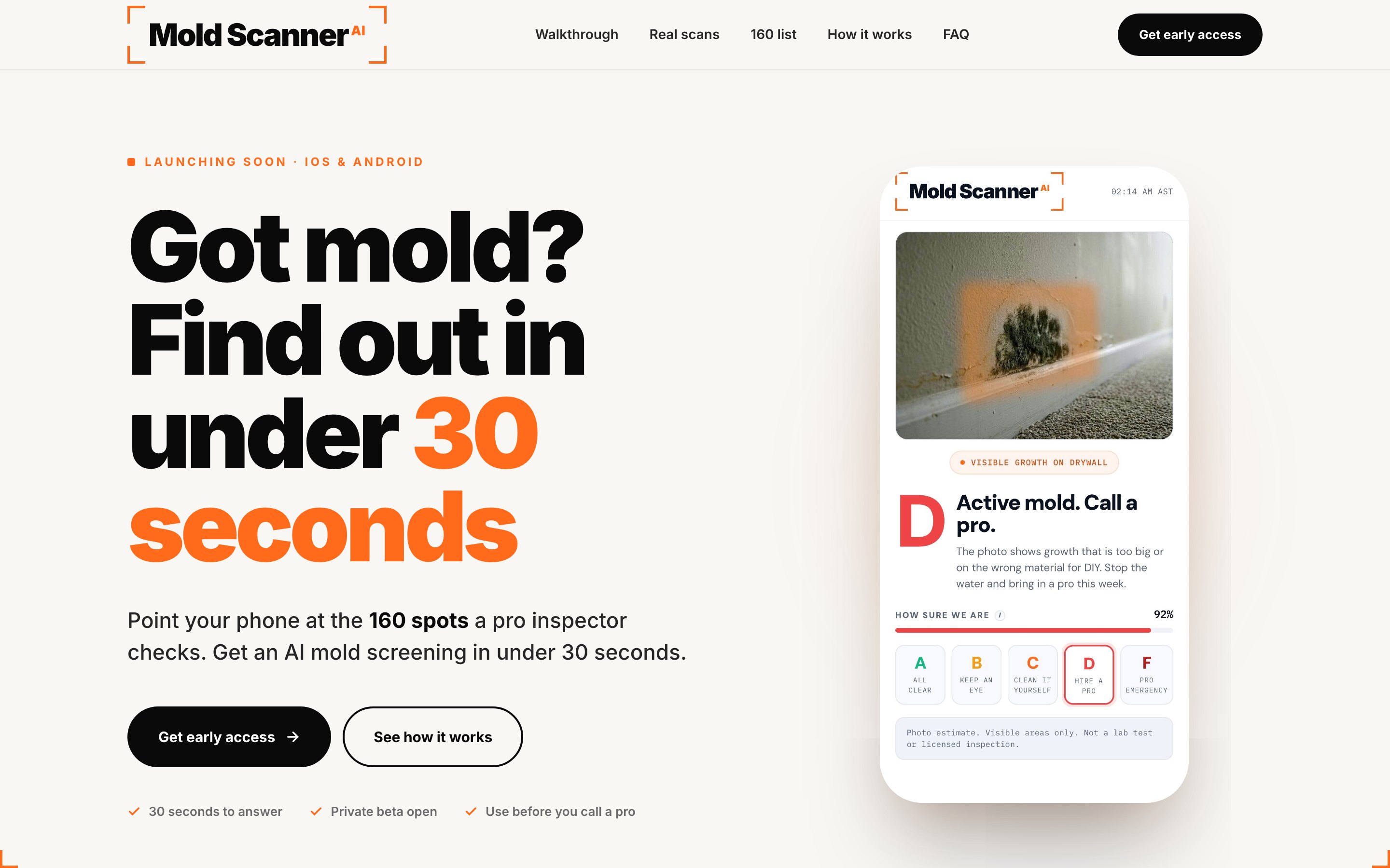 Mold Scanner AI